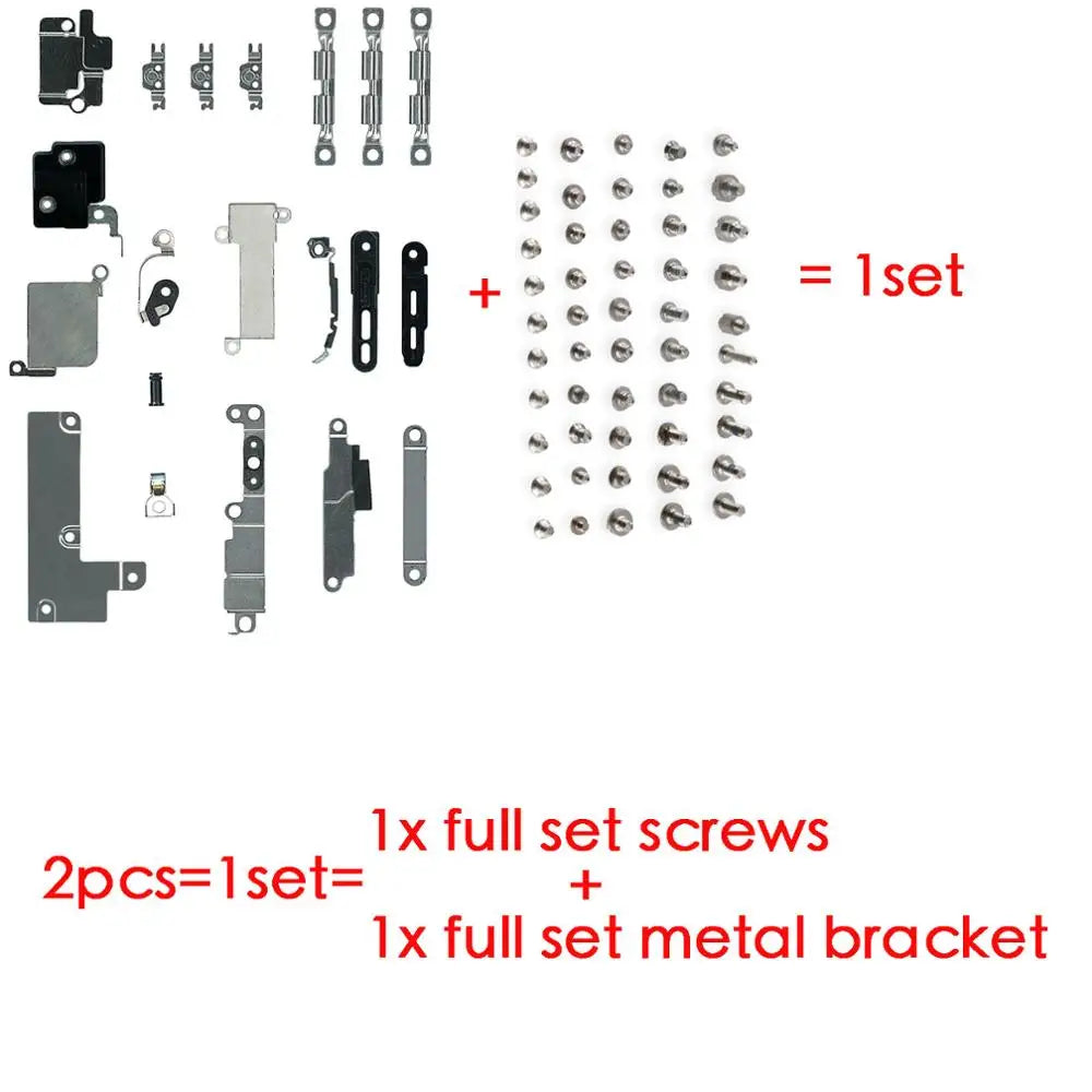 iPhone 7 8 Internal Metal Bracket Kit + Full Screw Set | Repair