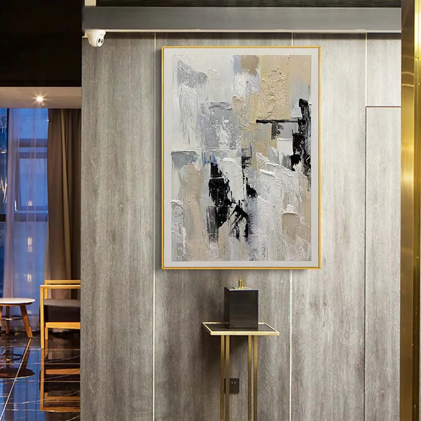Abstract Handmade Canvas Frameless Oil Painting Wall Decoration, Art Picture, Size Can Be Customized to hang in the Hotel Ro Peaceful Pleasures Health and Wellness