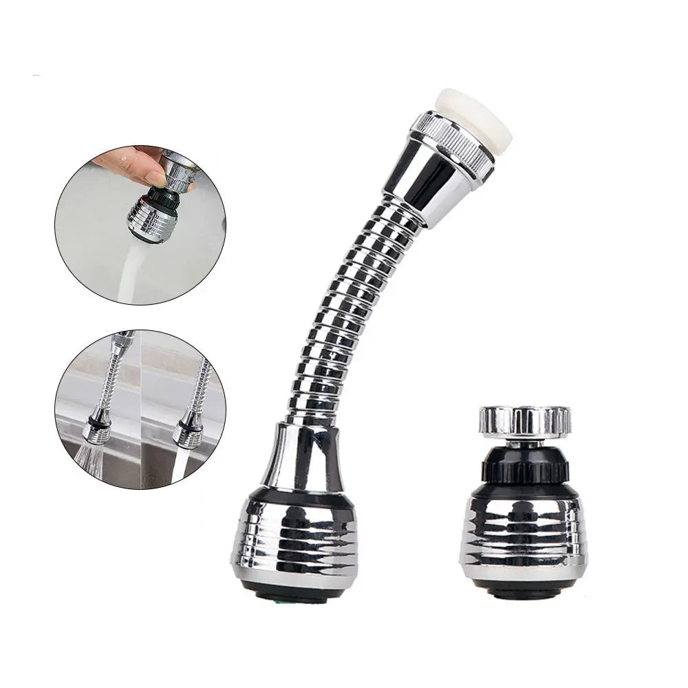 360 Degree Swivel Kitchen Faucet Aerator Clean Adjustable Dual Mode Sprayer Filter Diffuser Water Saving Nozzle Faucet Connector Peaceful Pleasures Health and Wellness