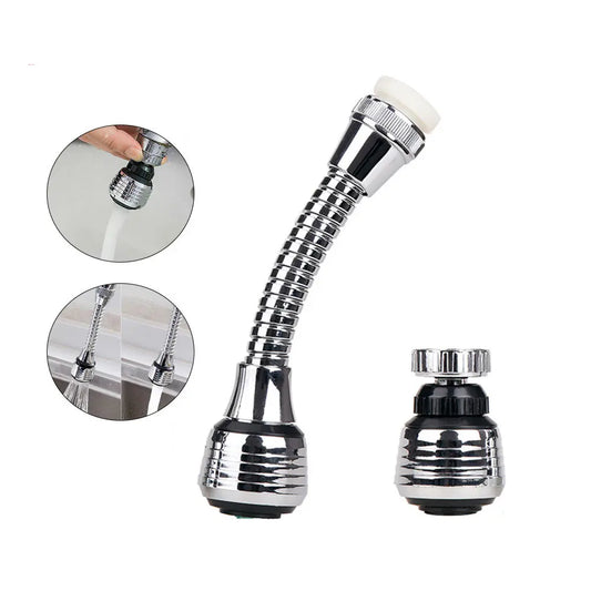 360 Degree Swivel Kitchen Faucet Aerator Clean Adjustable Dual Mode Sprayer Filter Diffuser Water Saving Nozzle Faucet Connector Peaceful Pleasures Health and Wellness