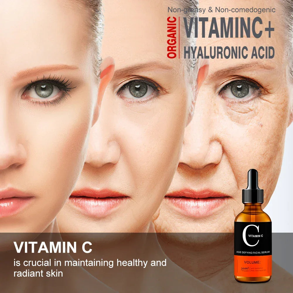 ENVISHA Vitamin C Face Serum – Brightening & Anti-Aging 30ml Face Serum Peaceful Pleasures Health and Wellness