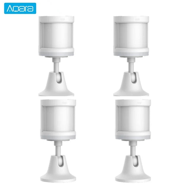Aqara Motion Sensor Smart Human Body Sensor ZigBee Body Movement Wireless Fp1 High Presence Sensor For Xiaomi Mijia Linptech Peaceful Pleasures Health and Wellness 4pcs Aqara body China Mainland