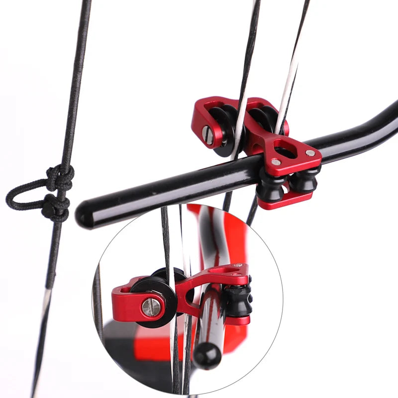 Aluminum Alloy Archery Hunting Roller Glide Bow String Separator