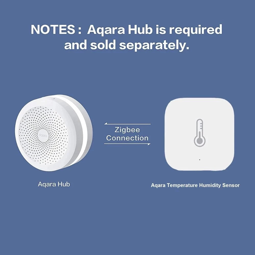 Aqara Temperature Sensor Smart Air Pressure Humidity Environment Sensor Zigbee Smart Home For XiaoMi Mi Home Homekit Peaceful Pleasures Health and Wellness