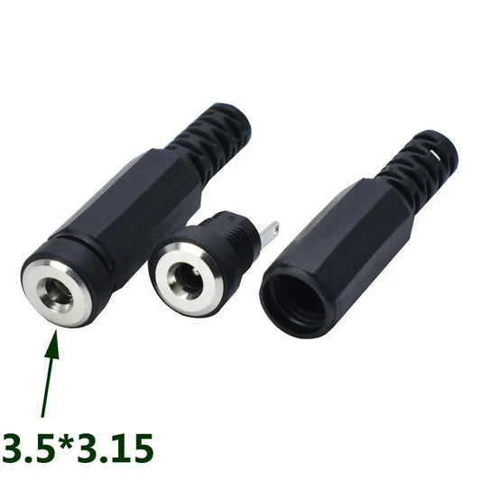 5pcs Female DC Power Jack Plugs Socket Adapter Connector 3.5*1.35mm For Socket Repairs Tool 3.5x1.35mm Peaceful Pleasures Health and Wellness Default Title