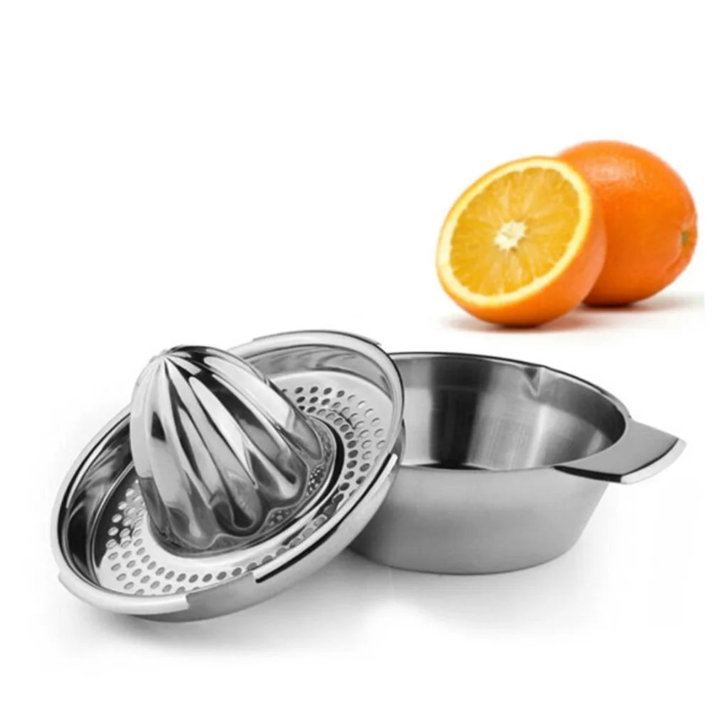 Stainless Steel Hand Press Lemon & Citrus Squeezer – Manual Juicer for Lemon, Lime & Orange