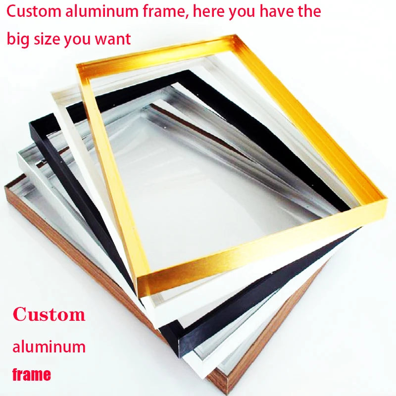 Aluminum Alloy Frame for Paintings, Canvas Picture Frame, DIY, Modern, Grand Format, All Kinds of Size Peaceful Pleasures Health and Wellness