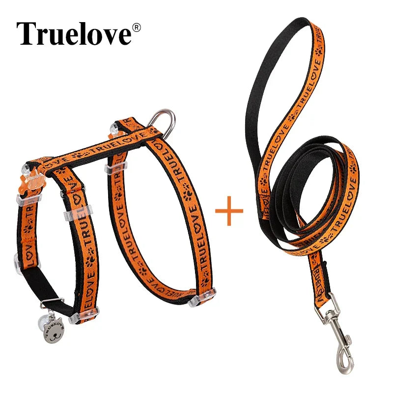 Truelove Cat H-Shape Harness & Leash Set – TLH3912 Peaceful Pleasures Health and Wellness