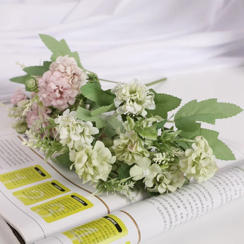 Artificial Silk Hydrangea Bouquet – Wedding & Home Décor
