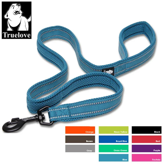 Truelove Soft Dog Pet Leash in Harness and Collar Reflective Nylon Cat Mesh Walking Training 11 Color Length 110cm TLL2111 Peaceful Pleasures Health and Wellness