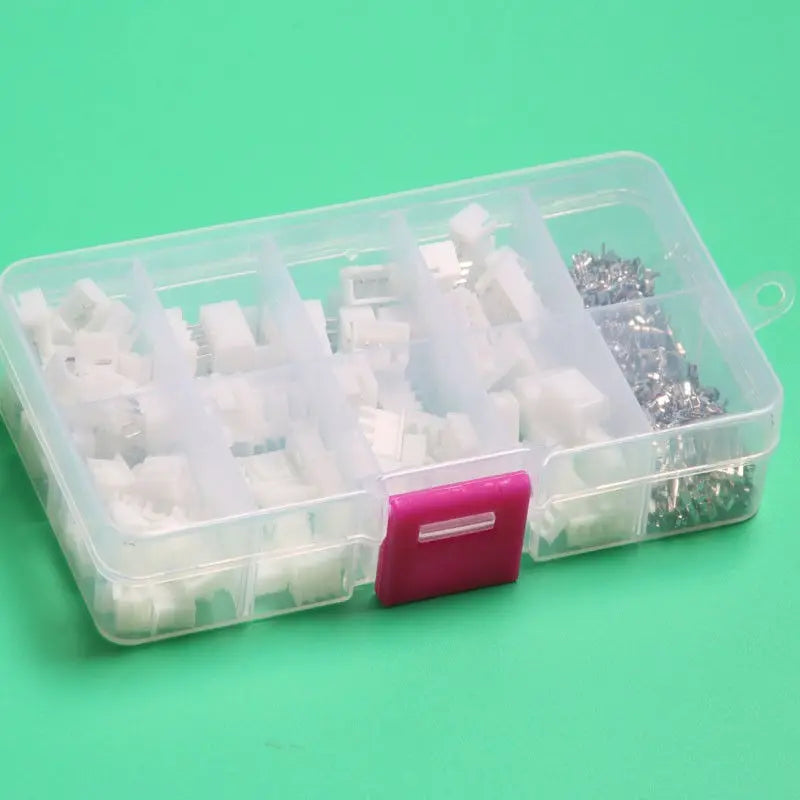 60 Sets 2p 3p 4 Pin 5pin XH 2.54mm Pitch Terminal Housing Pin Header Terminal Connector with Box Connector Peaceful Pleasures Health and Wellness