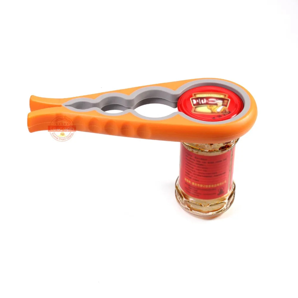 Jar Opener, Easy Grip Bottle Opener Twist Off Lid Quick Opening Cooking Everyday Use for Weak Hands and Arthritic Peaceful Pleasures Health and Wellness