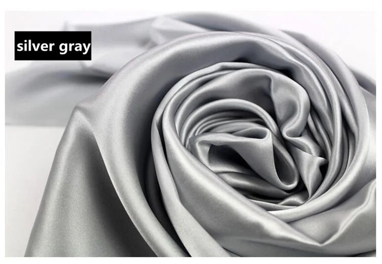 100% Mulberry Silk Charmeuse Fabric 114cm Wide | Plain Dyed