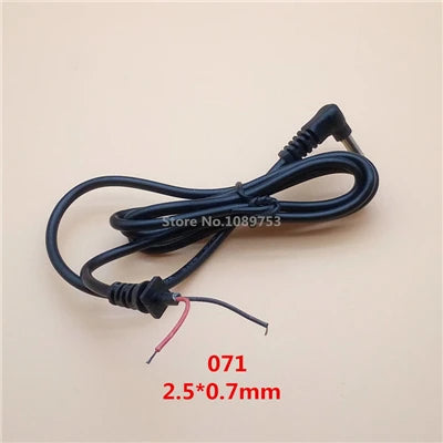 1Pcs Adapter Output Power Cord DC Male Plug with 100cm Cable 5.5*2.5/2.1 4.0*1.7 3.5*1.35 2.5*0.7mm Peaceful Pleasures Health and Wellness 071