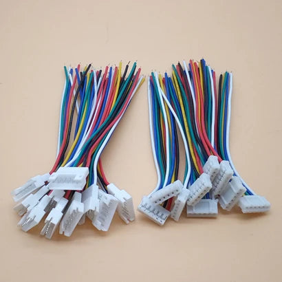10Pair Micro JST PH 2.0 2P 3P 4P 5P 6PIN Male Female Plug Connector With Wire Cables 100mm Peaceful Pleasures Health and Wellness 10 Pairs 6P