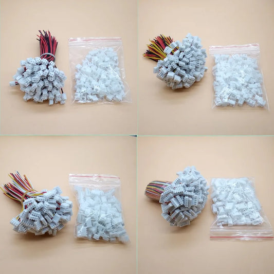 100Sets XH Pitch 2.54mm 2Pin 3Pin 4Pin 5/6/7/8/9/10 Pin Single-Head Wire To Board Connector 10cm 26AWG With Socket Peaceful Pleasures Health and Wellness 5P