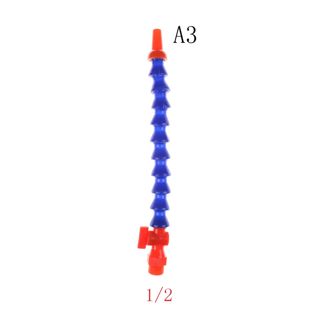 Flexible Coolant Pipe 300mm | 1/4" 3/8" 1/2" Blue Nozzle Hose