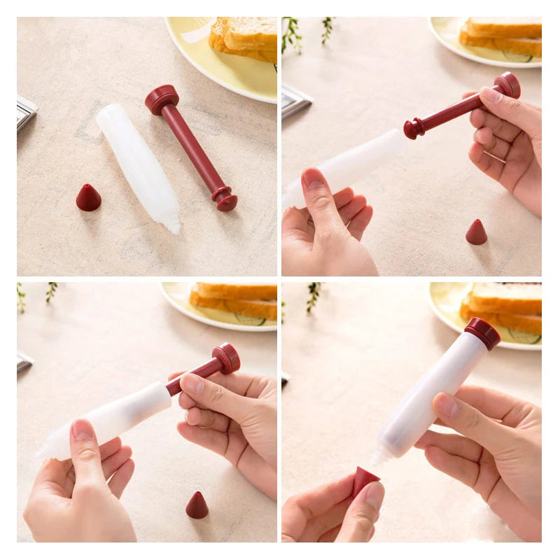 Silicone Food Writing Pen Chocolate Decorating Tools Cake Mold Cream Cup Cookie Icing Piping Pastry Nozzles Kitchen Accessories Peaceful Pleasures Health and Wellness