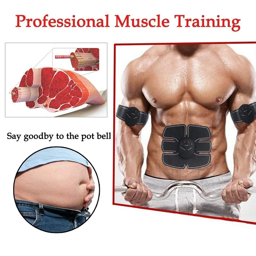 EMS Abdominal Muscle Stimulator – ABS Toner Men & Women