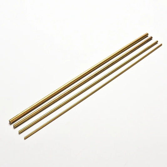 Brass Tubes 2–5mm Diameter 30cm Long | Hobby & DIY Craft Brass Hobby Tube Peaceful Pleasures Health and Wellness