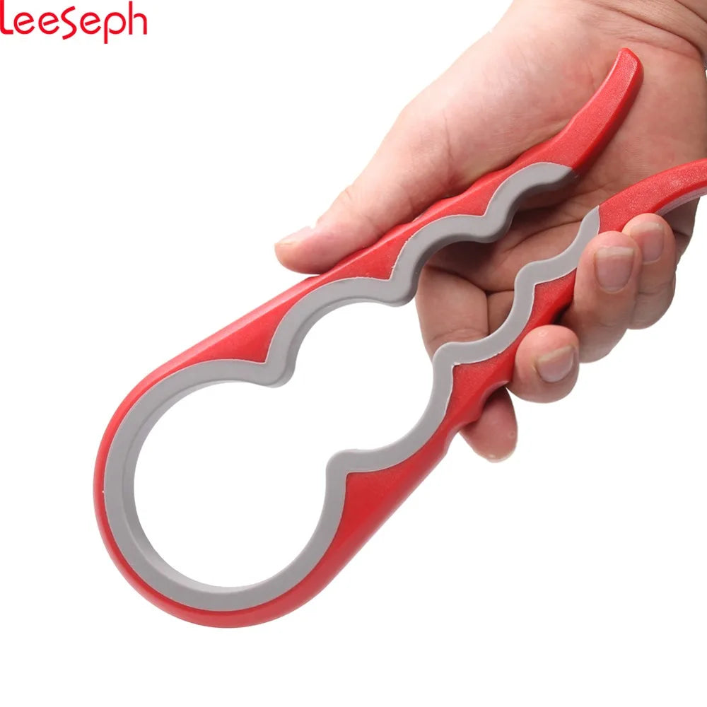 Jar Opener, Easy Grip Bottle Opener Twist Off Lid Quick Opening Cooking Everyday Use for Weak Hands and Arthritic Peaceful Pleasures Health and Wellness