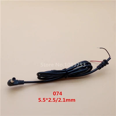 1Pcs Adapter Output Power Cord DC Male Plug with 100cm Cable 5.5*2.5/2.1 4.0*1.7 3.5*1.35 2.5*0.7mm Peaceful Pleasures Health and Wellness 074