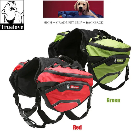 Truelove Pet Backpack Carrier Harness and Bag Space Waterproof Detachable Large Two Used for Outdoor Walking Hiking TLB2051 Peaceful Pleasures Health and Wellness