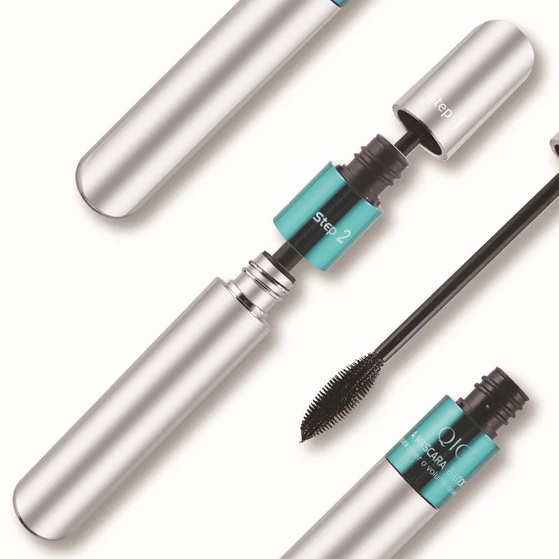 QIC 4D Silk Fiber Waterproof Mascara – Volume & Length
