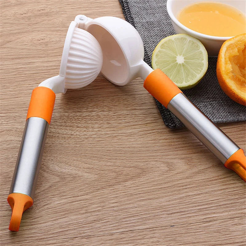 Manual Citrus Juicer – Hand Press Lemon, Lime & Orange Squeezer, Food-Grade, Stainless Steel
