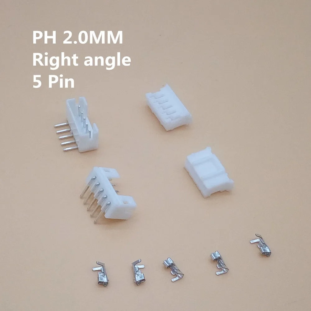 20 sets 2-12pin 2.0mm Pitch PH 2.0 Terminal/Housing/Right Angle Pin Header Connector Wire Connectors Adaptor Kit PH2.0 Peaceful Pleasures Health and Wellness