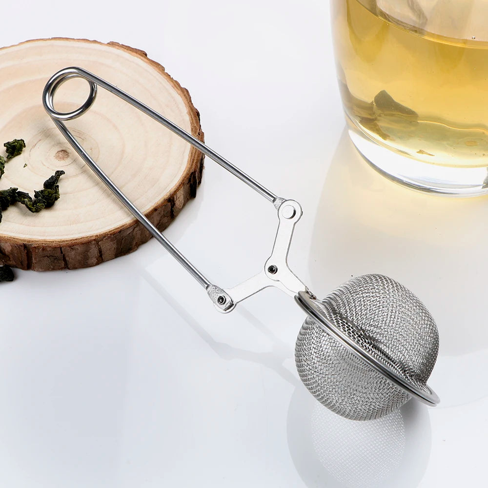 Stainless Steel Mesh Tea Ball Infuser & Strainer – Loose Leaf Tea, Coffee, Herb & Spice Filter