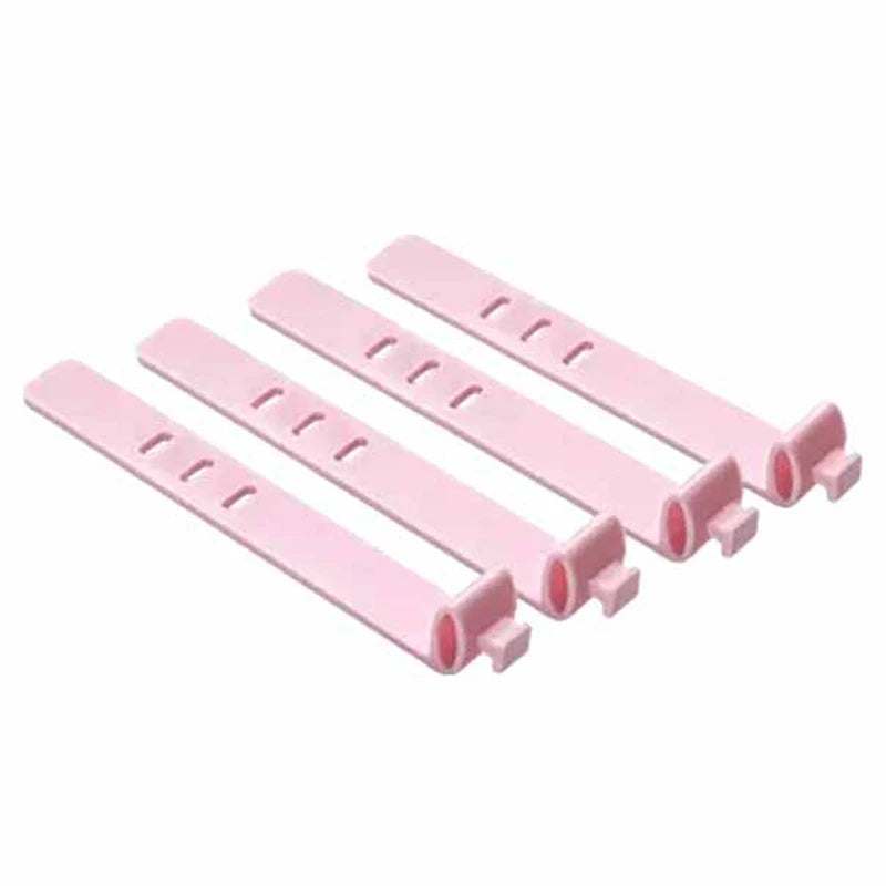 Silicone Cable Winder Ties 4-Pack | Cord Organizer for Earphones