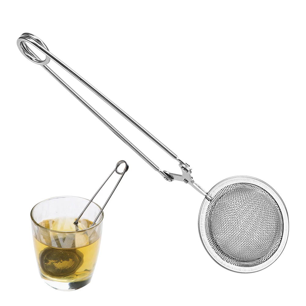 Stainless Steel Mesh Tea Ball Infuser & Strainer – Loose Leaf Tea, Coffee, Herb & Spice Filter