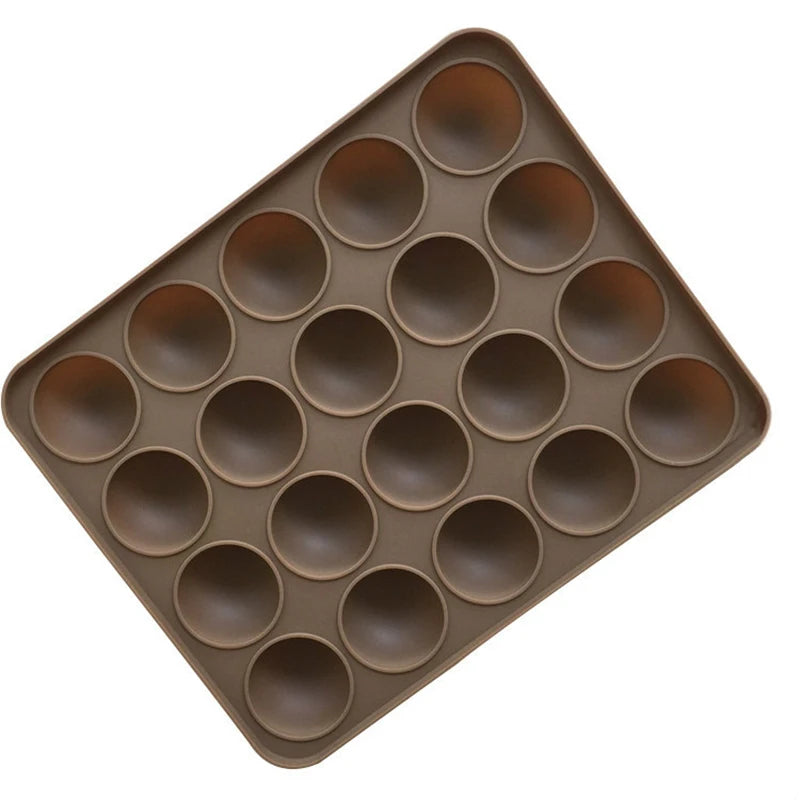 Ball Sphere Silicone Mold – Round Baking Mold for Chocolate, Pudding, Jello, Candy, Soap & Bread