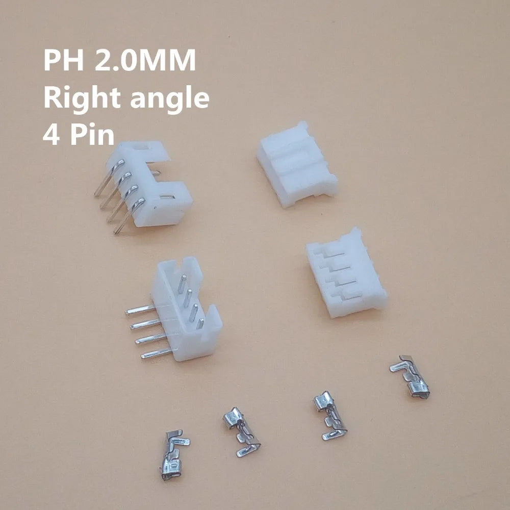 20 sets 2-12pin 2.0mm Pitch PH 2.0 Terminal/Housing/Right Angle Pin Header Connector Wire Connectors Adaptor Kit PH2.0 Peaceful Pleasures Health and Wellness