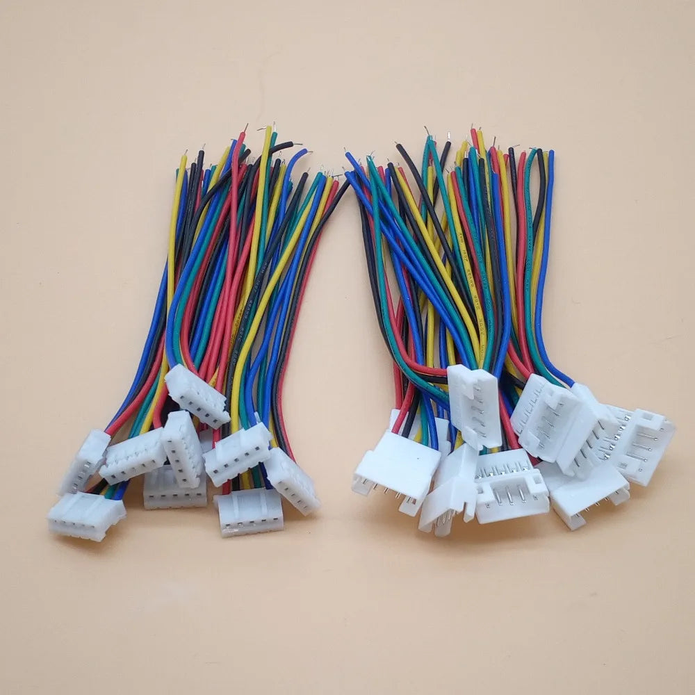 10Pair Micro JST PH 2.0 2P 3P 4P 5P 6PIN Male Female Plug Connector With Wire Cables 100mm Peaceful Pleasures Health and Wellness