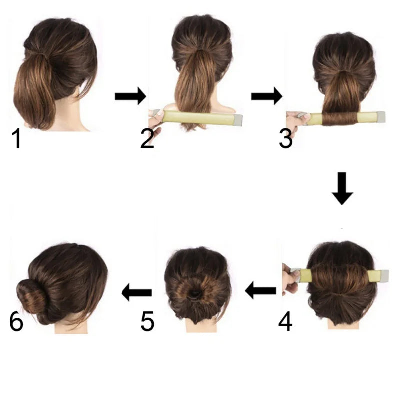 6-Color DIY Magic Bun Maker & French Twist Hair Braider Tool