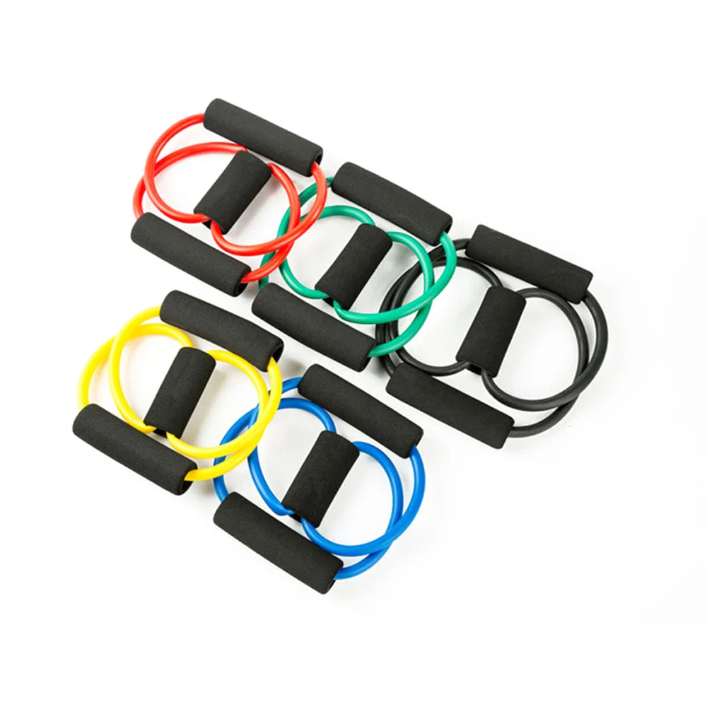 8-Shape Resistance Band Chest Expander – Yoga & Gym Fitness