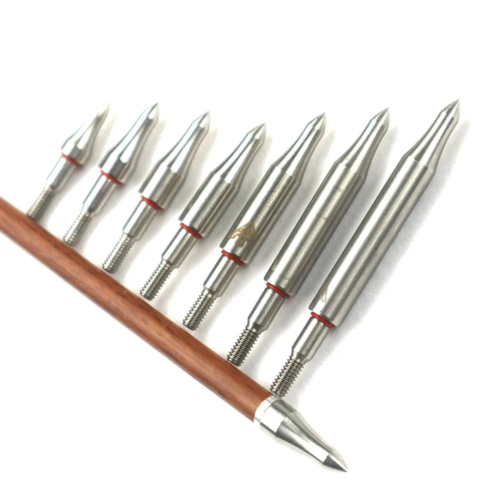 DIY 75 100 125 150 200 250 300 Grain Stainless Steel Arrow Point Tip