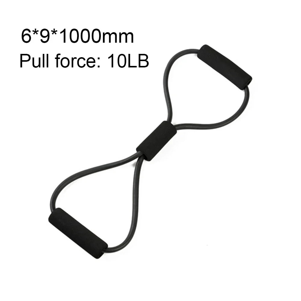 8-Shape Resistance Band Chest Expander – Yoga & Gym Fitness