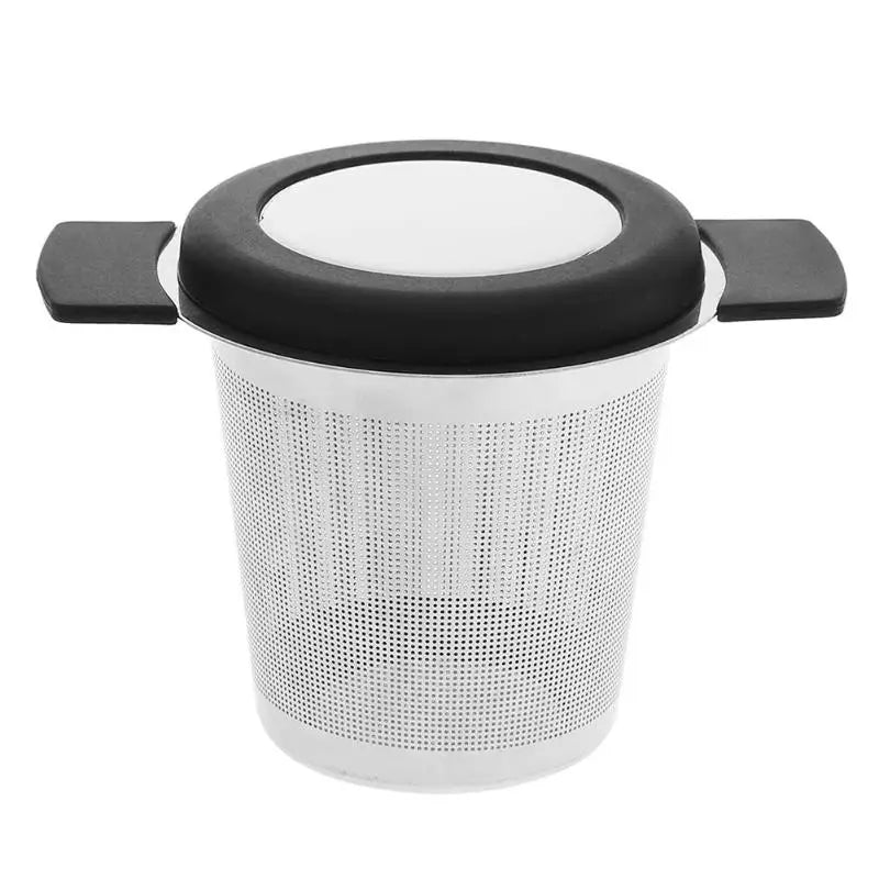Stainless Steel Tea Infuser Basket – Fine Mesh Strainer with Lid & Handles