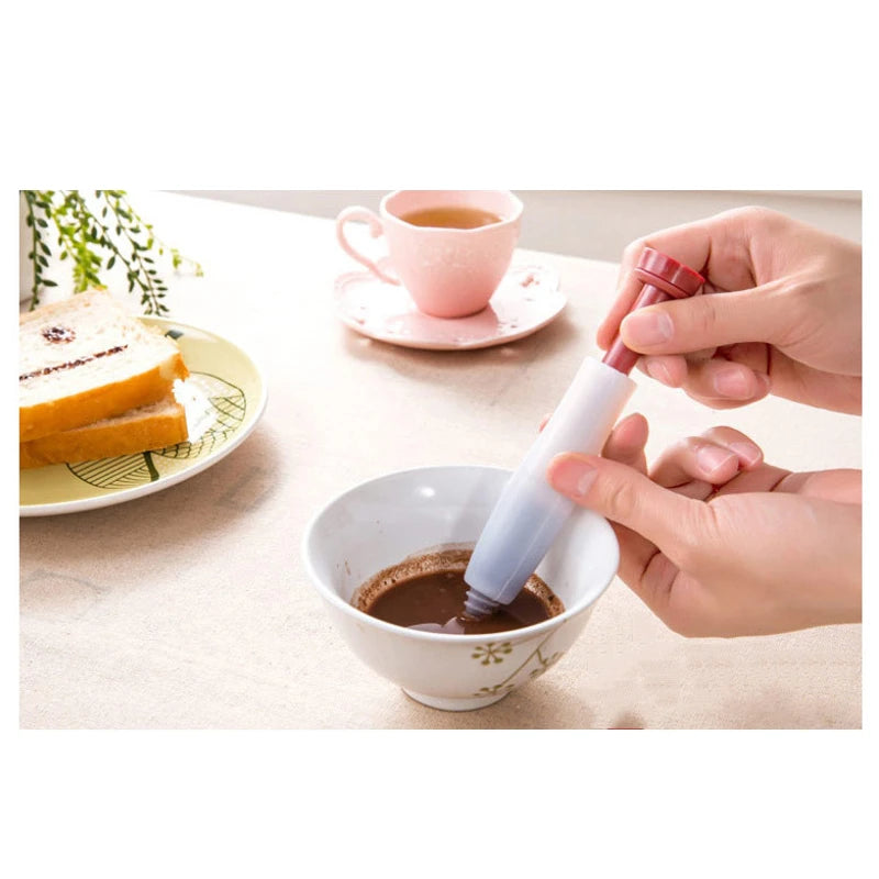 Silicone Food Writing Pen Chocolate Decorating Tools Cake Mold Cream Cup Cookie Icing Piping Pastry Nozzles Kitchen Accessories Peaceful Pleasures Health and Wellness