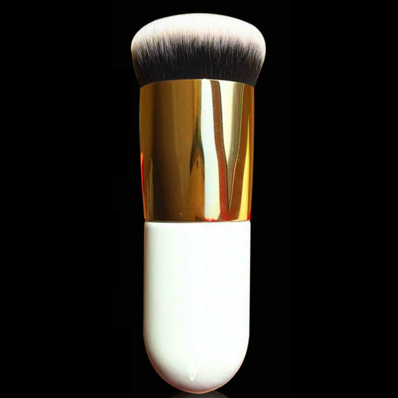 Chubby Flat Foundation Brush – Soft Synthetic Makeup Brush