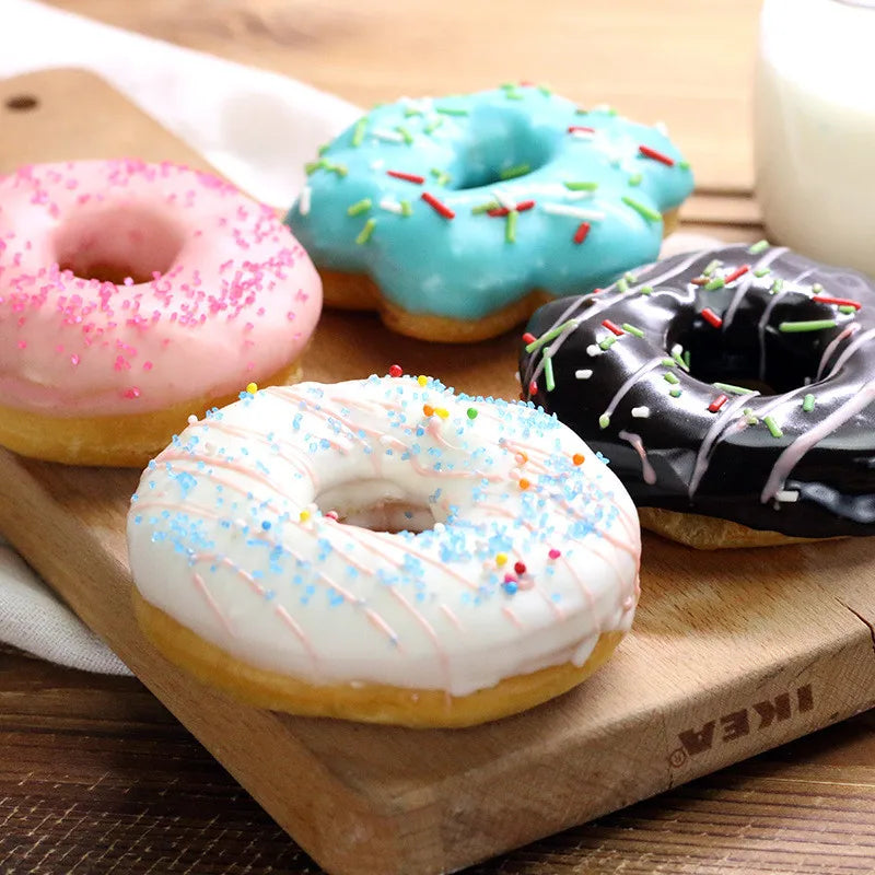 4-Style Donut Maker & Cutter Mold Set – Food-Grade Plastic DIY Doughnut, Fondant & Pastry Baking Tool