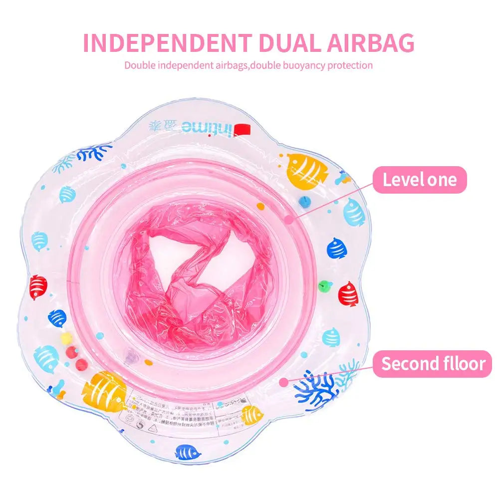 Baby Inflatable Swim Ring Float – Double Airbag Safety Seat