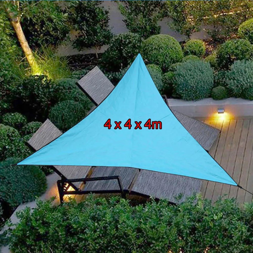 6x6x6m Triangle Sun Shade Sail – 90% UV Block, Waterproof