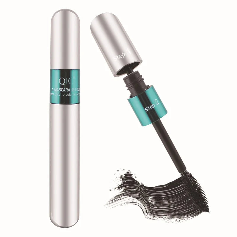 QIC 4D Silk Fiber Waterproof Mascara – Volume & Length