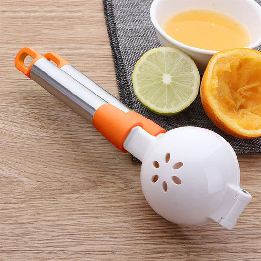 Manual Citrus Juicer – Hand Press Lemon, Lime & Orange Squeezer, Food-Grade, Stainless Steel Peaceful Pleasures Health and Wellness Default Title