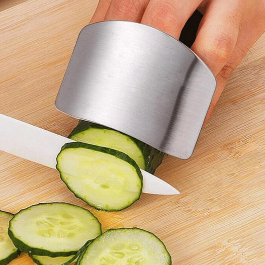 Stainless Steel Finger Guard – Adjustable Cut-Proof Kitchen Safety Protector Peaceful Pleasures Health and Wellness Default Title