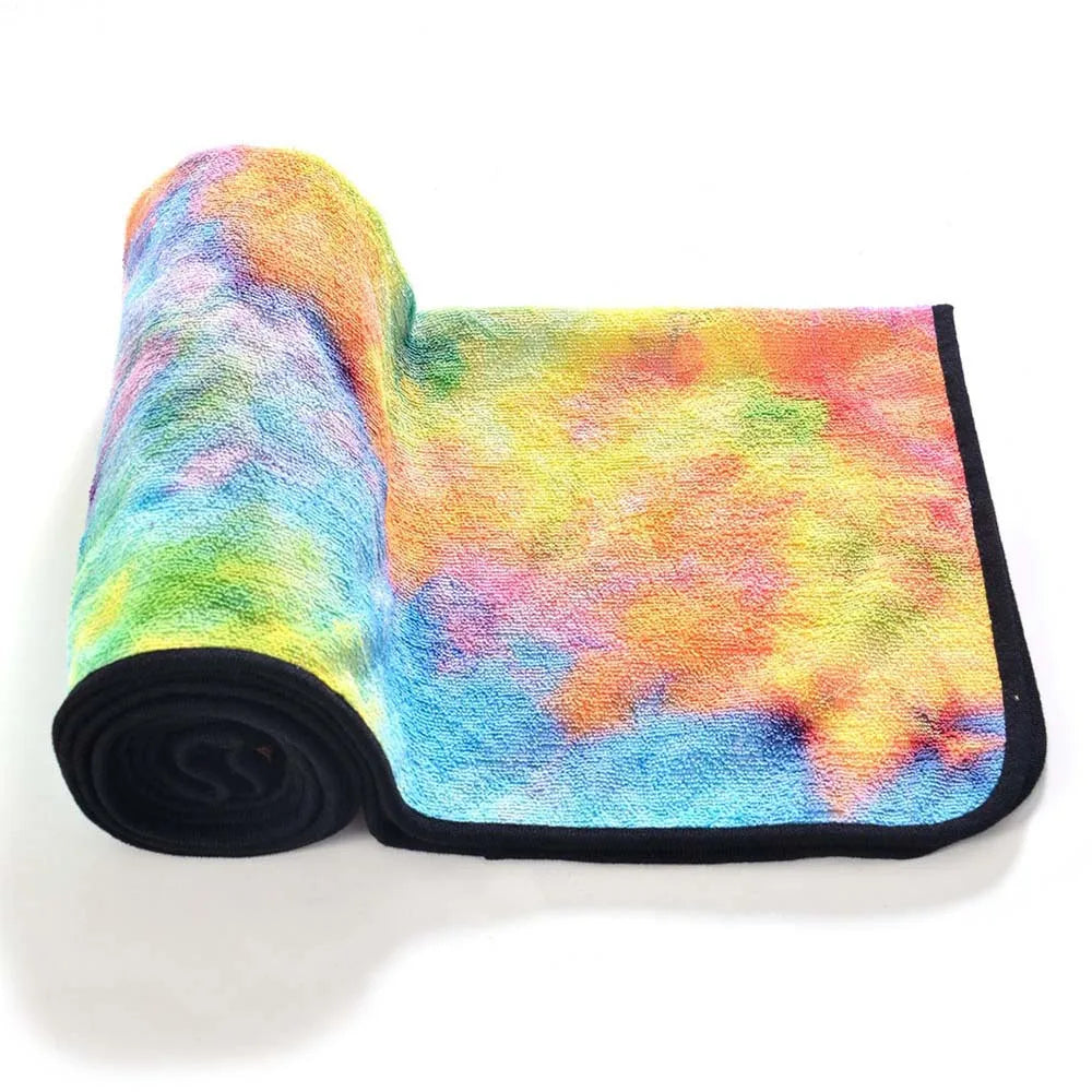 Non-Slip Microfiber Yoga Mat Towel – Fast Dry & Foldable